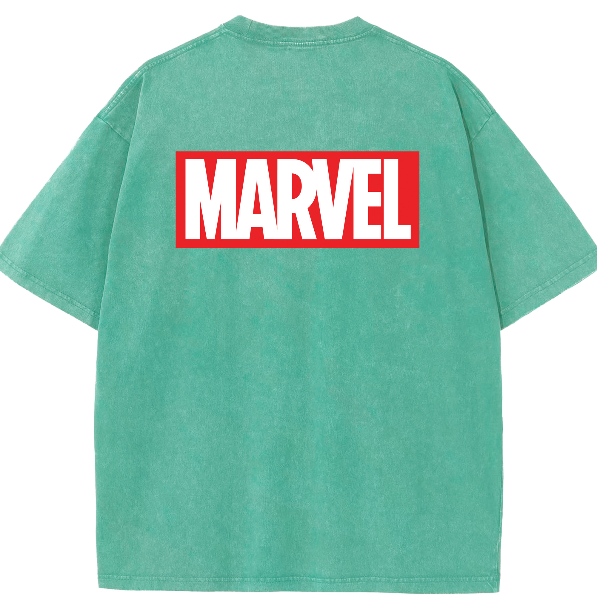 （画像用） アベンジャーズ The Avengers 綿100% ヴィンテージ風 半袖Tシャツ（背面プリント）